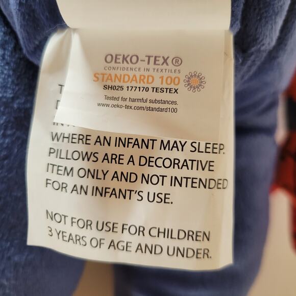 27" Spider-Man Plush Pillow Marvel Jay Franco Stuffed Superhero Toy Red Blue - Picture 15 of 16